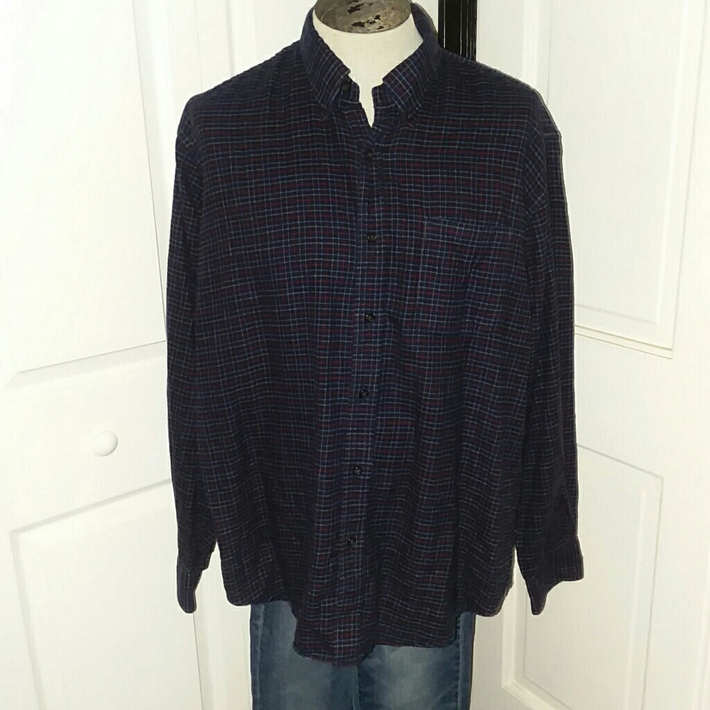 Lands End flannel shirt